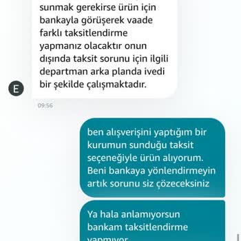Amazon.com Taksitlendirme Problemi