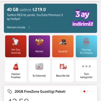 Vodafone Hattımın İnternet Olmasına Rağmen Aşım Ücreti Yansıması