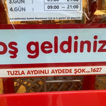 Şok Marketler Tuzla Aydınlı Aydede 1627 Kodlu Şube Personeli İle İlgili Şikayet