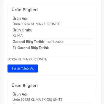 Beko Klima Ek Garanti