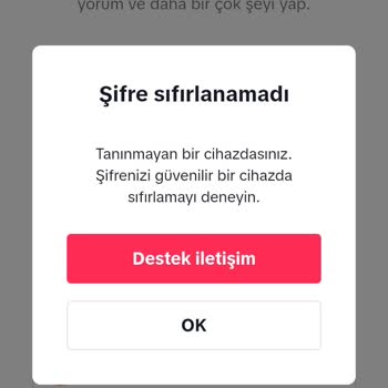 Tik Tok Şifremi Sıfırlamıyor Hesabıma Erişemiyorum Mağdurum
