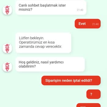 Tıkla Gelsin İlk Siparişte İptal