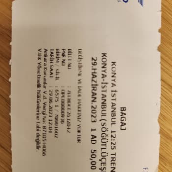 YHT (Yüksek Hızlı Tren) Personelin Görevi Kötüye Kullanması