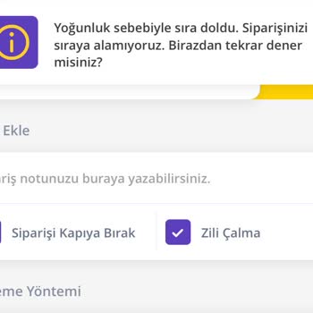 Getir Sipariş Alıyor Ancak Getirmiyor