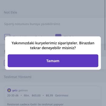 GetirYemek Getir Müdavim İndirimi Kullanılamaması