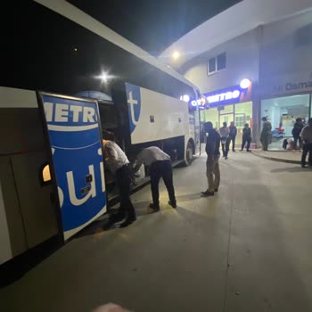 Metro Turizm Araç Arıza Yaptı