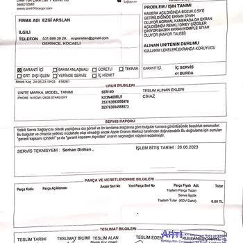 Apple Store İPhone 14 - Kamera Bozuk - Değişim Kabul Etmiyorlar