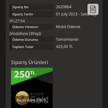 Playstore.com Razer Gold Hatası