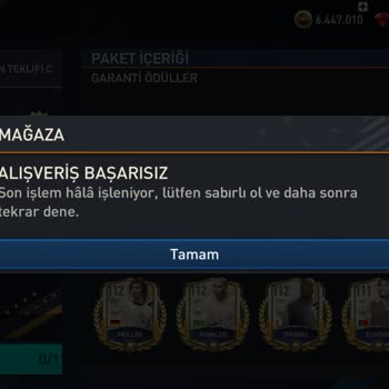 Ea Sports FİFA Alışveriş Yapamama Sorunu