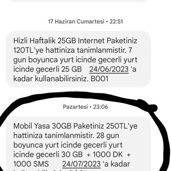 Türk Telekom Paramın İade Edilmesini Talep Ediyorum