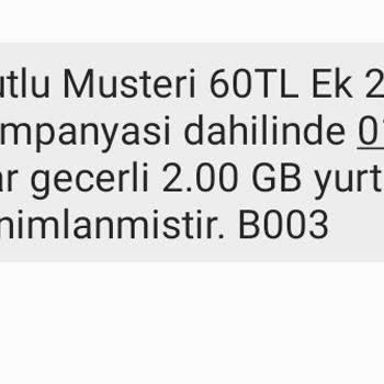 Vodafone Mutlu Müşteri 60 TL Tarifesi İptali