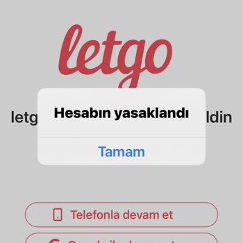 Letgo'ya Giriş Yapamıyorum