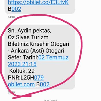 Öz Sivas Turizmin İptal Edilen Bilet Hakkında