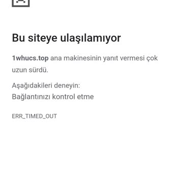 1win Para Yatırma Sorunu