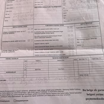 Samsung Çamaşır Makinesi Mağduriyeti