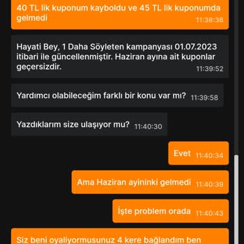 Migros Yemek Kupon Problemi Ve İlgi Alakasızlık