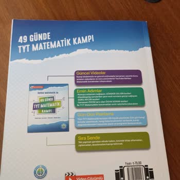 Rehber Matematik 49günde TYT Matematik Kitabının Aktivasyon Kodu Yok