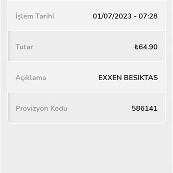 Exxen Hesabımdan İzinsiz Para Çekildi