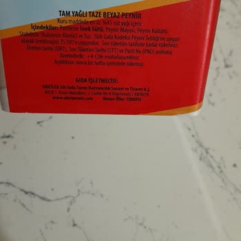 Ekici Beyaz Peynir Son Kullanım Tarihi Dolmasına 4 Ay Olması Rağmen