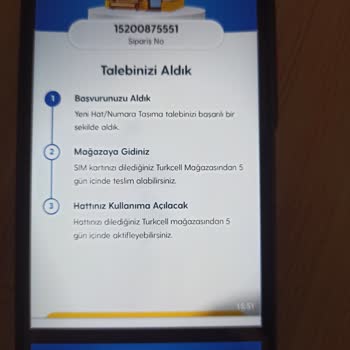 Turkcell E Numara Taşımak