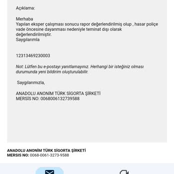 Anadolu Sigorta Mağduriyeti. Mesnetsiz Şekilde Hasar Dosyam Kapatılmış