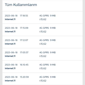 Türk Telekom Mobil Fatura Aşımı