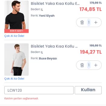 LCW Kupon Aldatmacası