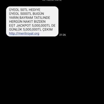 Vodafone Bahis Vb. Mesajlar