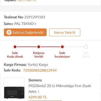 Trendyol Ücret İadesi Yapılmadı