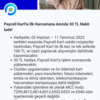 Paycell Alışveriş Sonrası İade