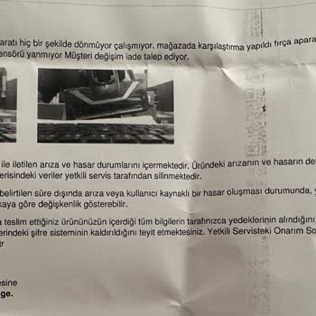 Tefal Süpürge Başlığında Bulunan Fırça Dönmüyor