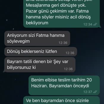 Dressmeei Düğünüme 1 Hafta Kala Zar Zor Teslim Edilen Ürün