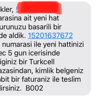 Turkcell Mega Sınırsız 15 Paketi Başvurusuyla İlgili Sorun