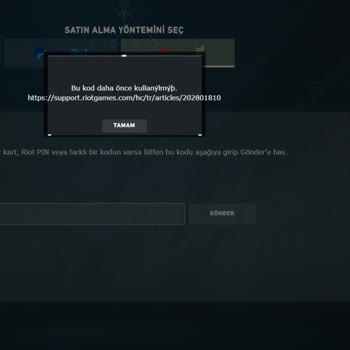 GameSatış 'tan 3400 Vp Aldım, Kullanılmış Kod Gönderdiler
