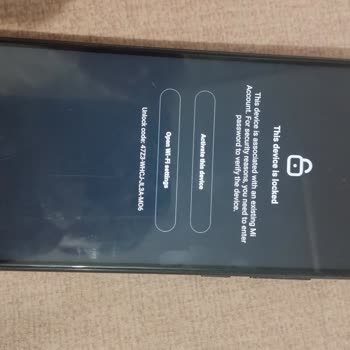 Xiaomi Mi Device Locked