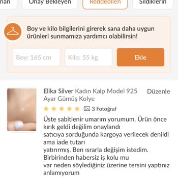 Elika Silver Bir Dediği Bir Dediğini Tutmuyor