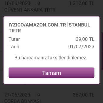 iyzico Amazon Kredi Kartından Haksız Para Çekilmesi