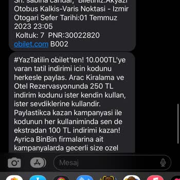 VİB Turizm Sakarya Otobüsün Geç Gelmesi