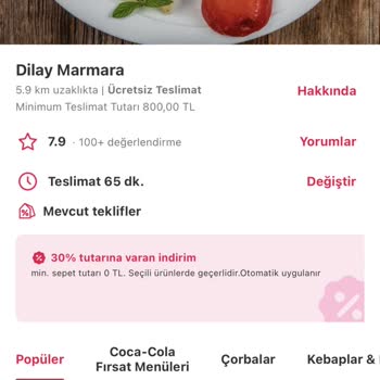 Dilay Et Izgara Alt Limit Koyması