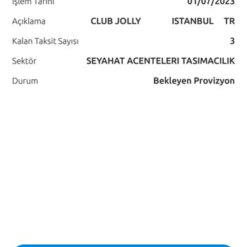 Jolly Tur Ücret İadesi Yapmadı