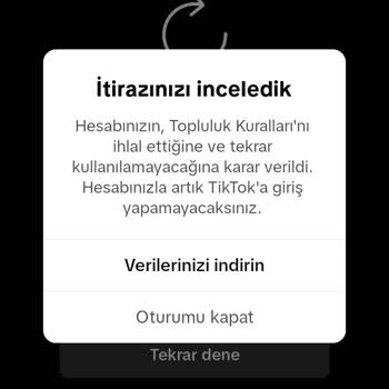 TikTok Hesaplarımı İncelemeden Nasıl Kapatır İhlal Olmadığı Halde
