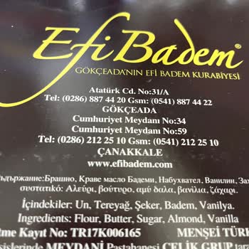 Efi Badem Kurabiye Kutusunun İçindeki Ürünlerin Bozuk Çıkması!