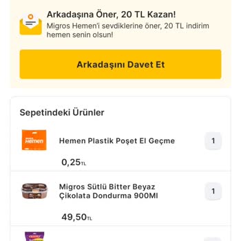 Migros Hemen Money Vermiyor
