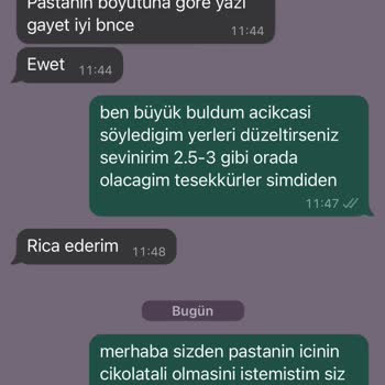 Derya Pastanesi (Kuşadası) Kuşadası Derya Pastanesi Pasta Şikayeti