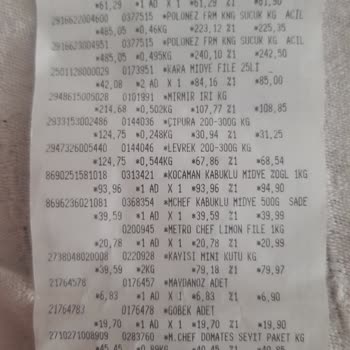 Metro Grossmarket Kocaman Ve Metro Cheff Kabuklu Midye