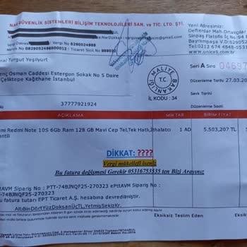 Epttavm Den Aldığım Cep Telefonuna Kopya IMEI Atanması