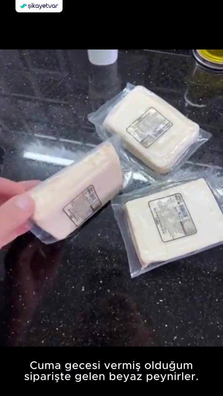 Getir Bozuk Peynirleri Gönderip Halk Sağlığını Hiçe Sayıyorlar! videonun kapak resmi