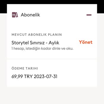 Storytel Abonelik İptal Edilmiyor