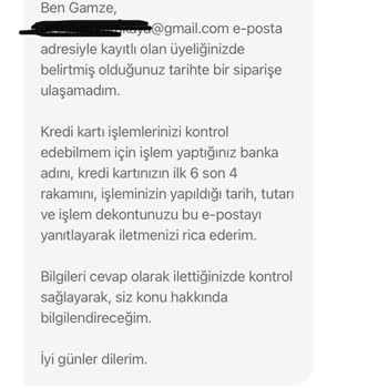 Hepsiburada Kredi Kartından Para Ödemesi Yapılıp Hizmet Alınmaması