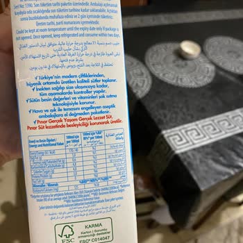 Pınar Sütte Kötü Tat Deneyimi